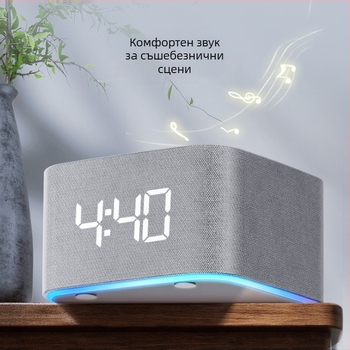 Устройство за бял шум за сън с Bluetooth говорител, цветно дишащо осветление, вградена батерия, живот на батерията 6-8 ч, дистанционно управление, таймер и музика