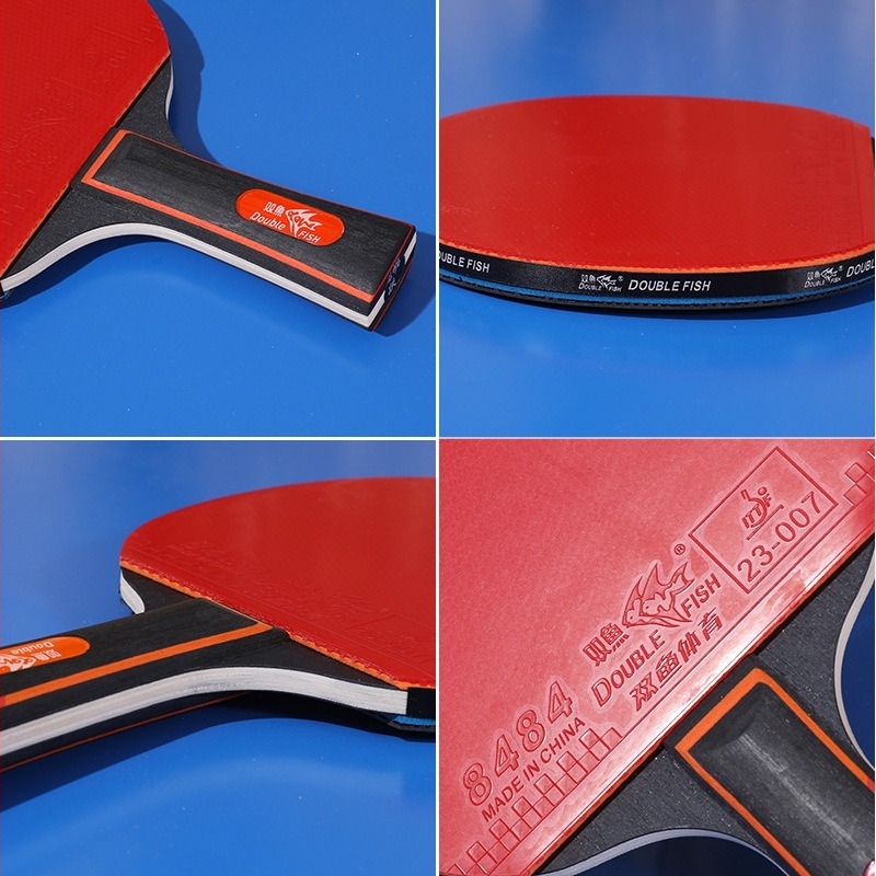 Pisces ракетка за тенис на маса – попларова дъска, антизалепваща гума, директен удар, за тенис на маса и бадминтон
