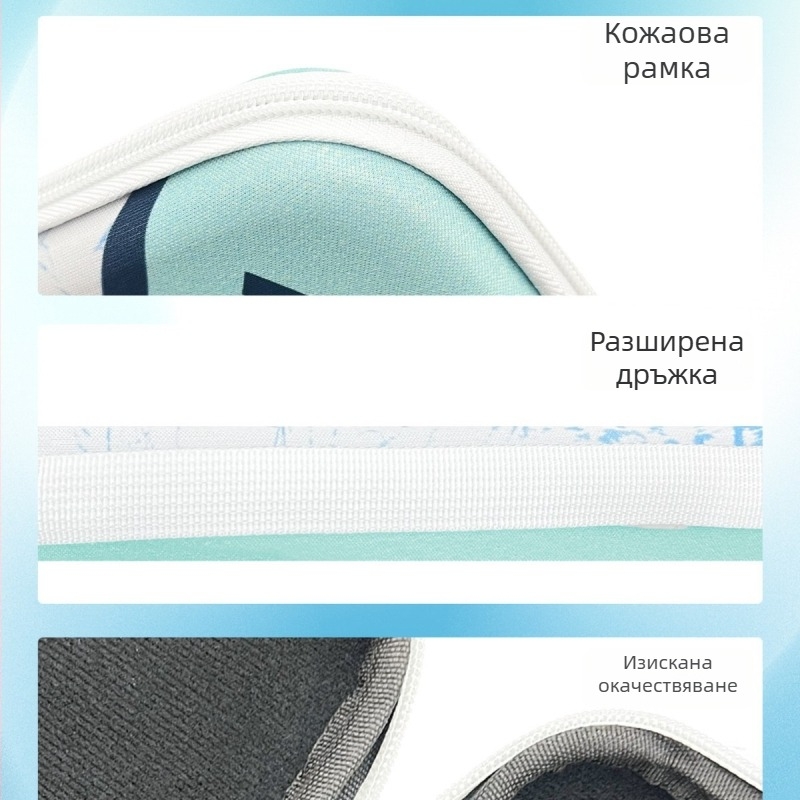 Gale ракетка за тенис на маса, липова основа, противозалепваща гума, двойно-странична, прав захват