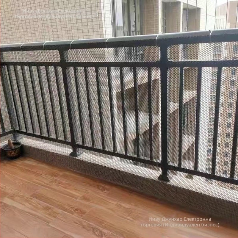 Балконна защитна мрежа за прозорец с малки дупки за запечатване, защита за котки, против падане, против кражба – Chen qian