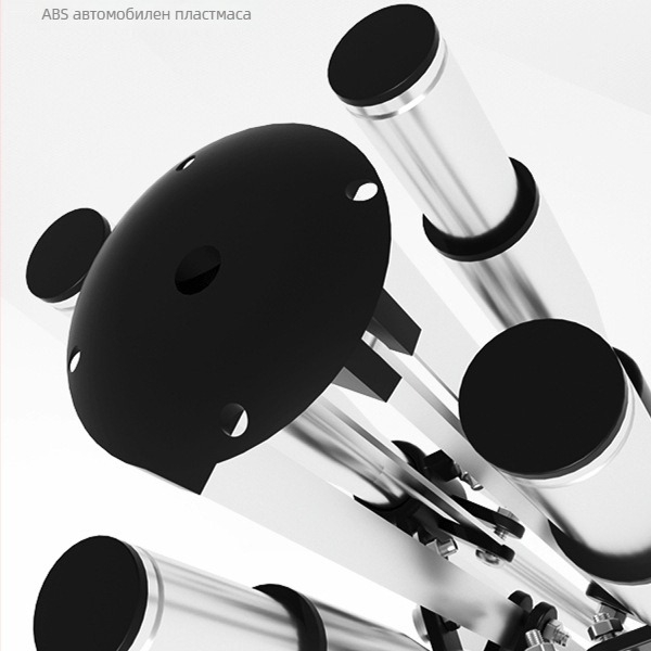 Портативна количка за тенис топки, с детайл от копринено цвете и голям капацитет