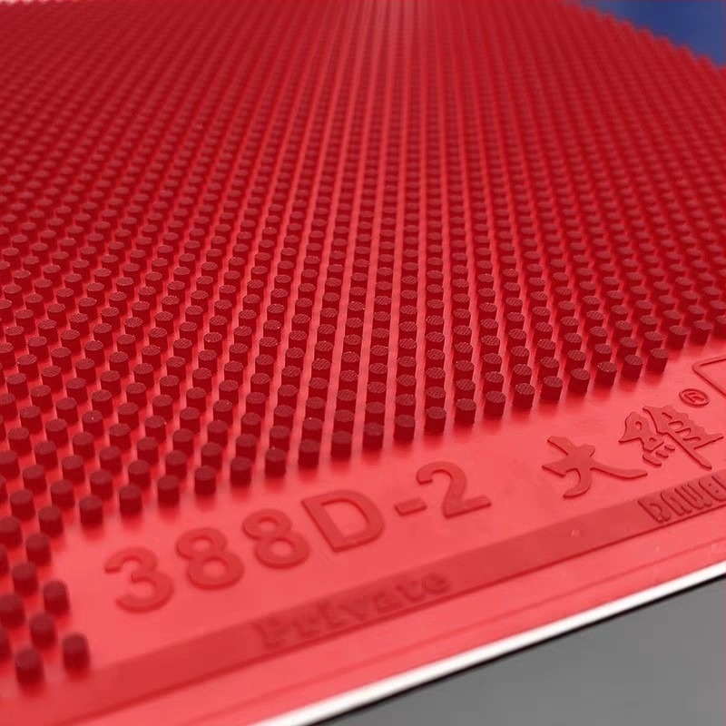 Гума за тенис на маса Dawei 388D-2, дълго лепило, еднопластова гума със средни пипове и слой гъба