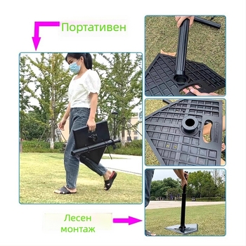 Тренажор за удари по бейзбол и софтбол – гума, марка TFB, лого отпечатано, опаковка: един комплект в кутия