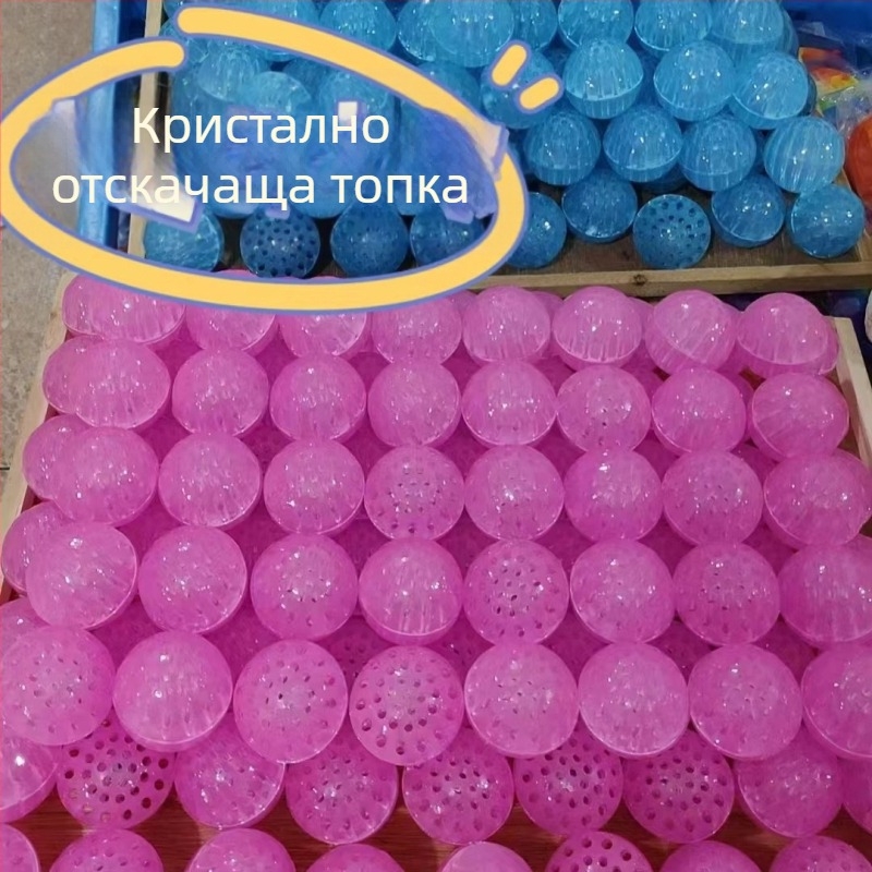 Еластичен топ за китката с връв – LED светлина, тренировка на координацията ръка-око, пластмасов корпус, подходящ за възраст 15–35 години