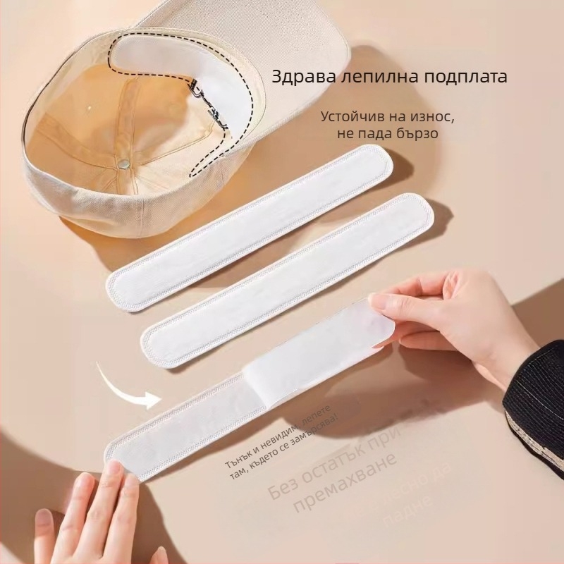 Вътрешен анти-замърсяващ патч за шапка, абсорбиращ пот, еднократен, без лого