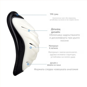 Защита за слабини за регби, хокей на лед, футбол и бойни изкуства — антиударна защита, гума и полимерна конструкция, марка KABAT