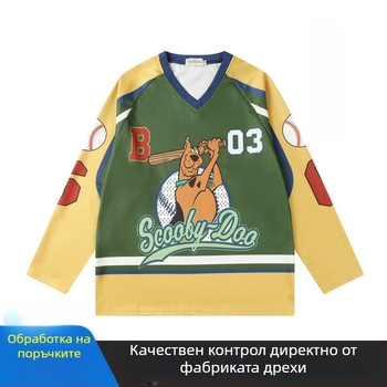 Униформа за хокей на лед, персонализирана с дигитален сублимационен печат, бързосъхнеща, 100% полиестер, унисекс за възрастни