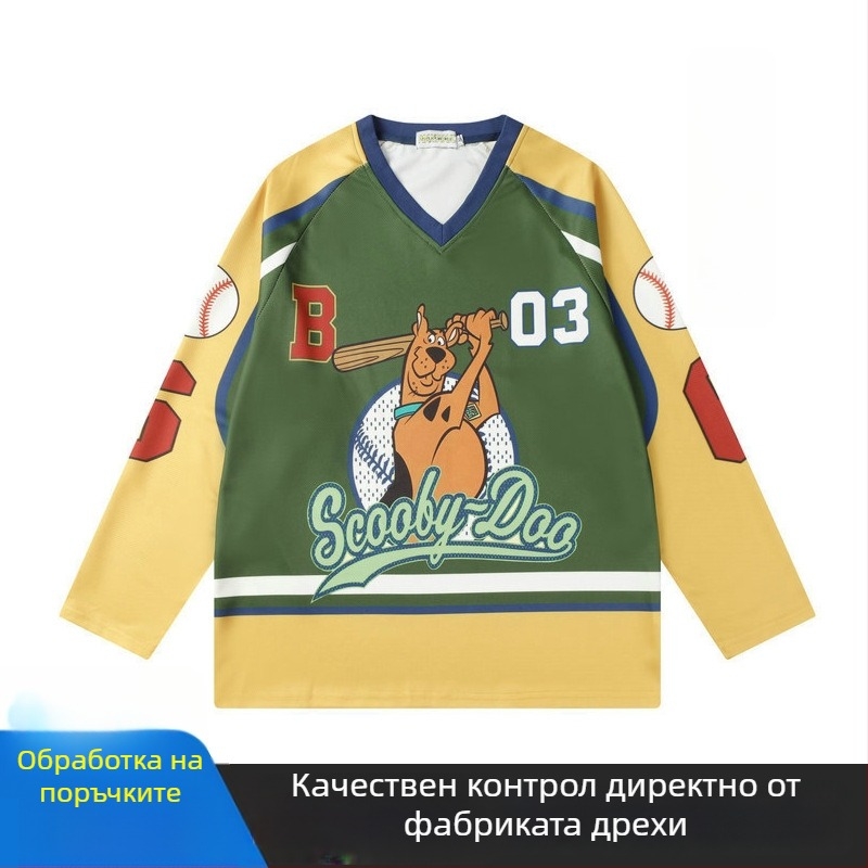 Униформа за хокей на лед, персонализирана с дигитален сублимационен печат, бързосъхнеща, 100% полиестер, унисекс за възрастни