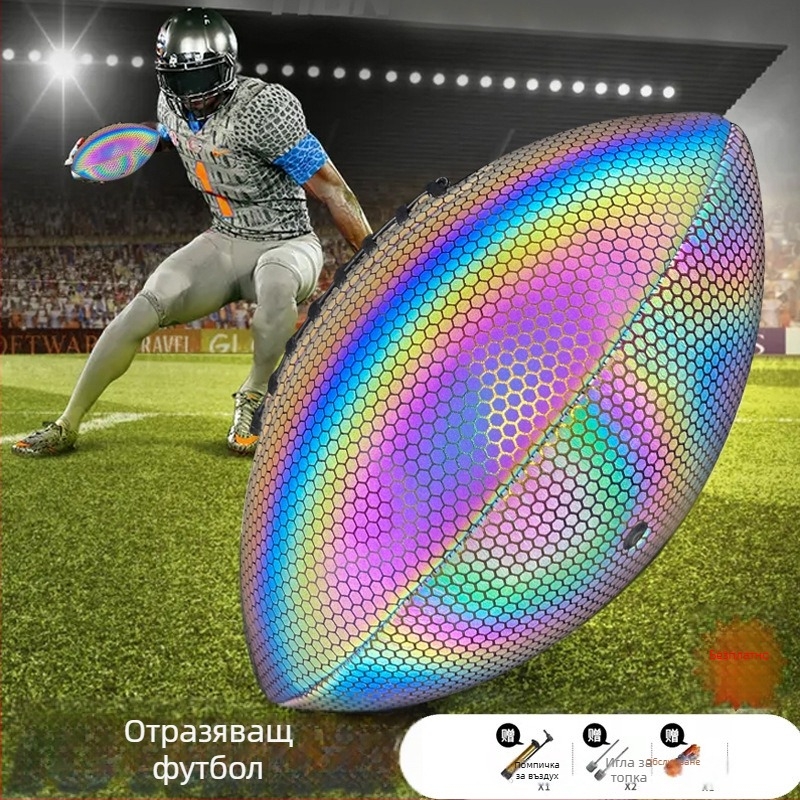 Регби тренировъчен топ №9 – PU, ръчно ушит, Xiamen, Crazy ball