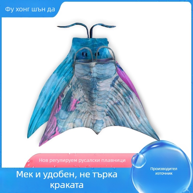 Регулируеми русалкови плавници за възрастни за подводно гмуркане и плуване — силикон — Fuhong Shengda