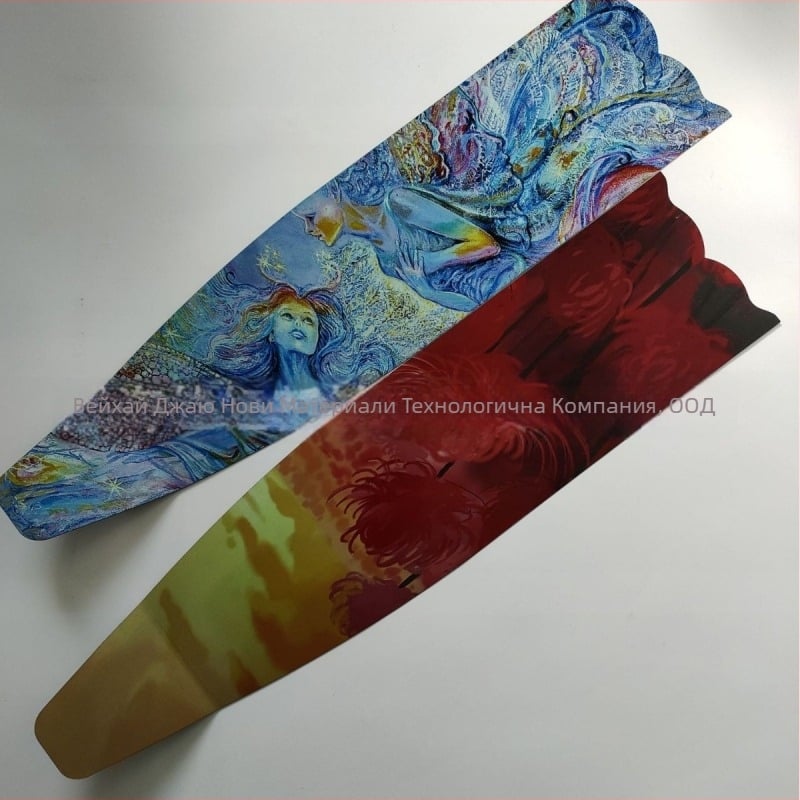 Карбонови перки за риболов и гмуркане | Бранд: Frog King / Victory / Magic Realm | Код: 77 | Материал: Карбон | Персонализация: Да