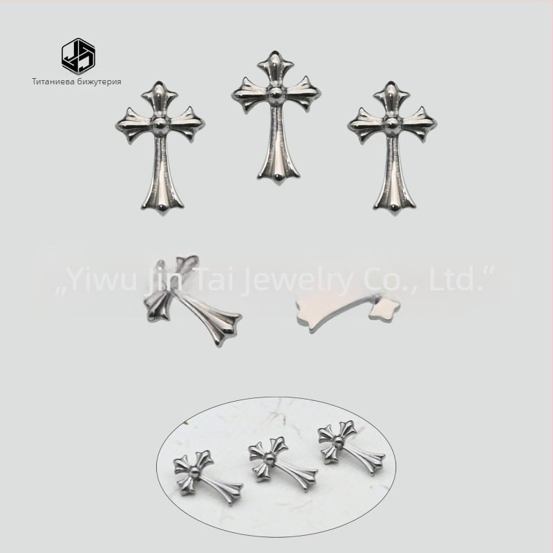 Овеци от титиева сплав F136 за пирсинг с гравиран текстов дизайн – унисекс, винтидж стил, серия Princess