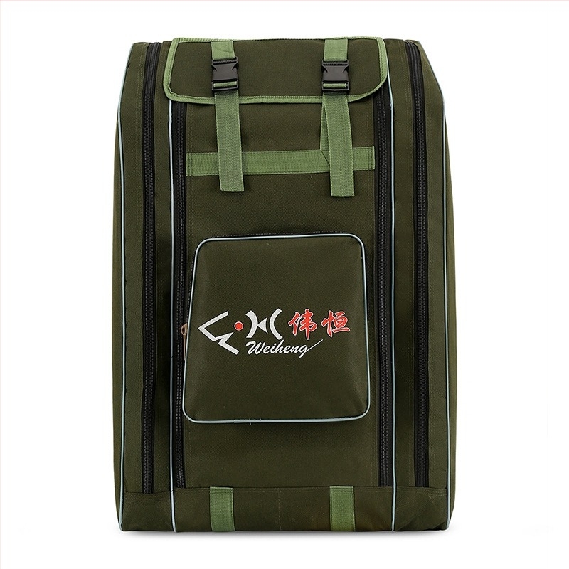 Канвас риболовен сак за оборудване, водоустойчива раница за въдици, макари, примки и линии