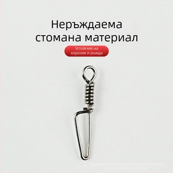 Wolf cat Luya риболовни свързващи компоненти: неръждаема стомана, бърз заключващ пръстен и усилена свързваща кука