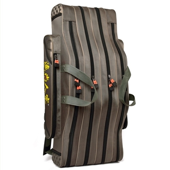 Чанта за морски риболов с отделения за пръчки, шнур и стръв — водоустойчива найлонова конструкция, голям капацитет