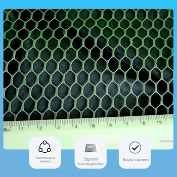 Fruits Fishing Gear: Неръждаема стомана риболовен защитник с двойно пръстенче, гумено покритие и дебела мрежеста торба