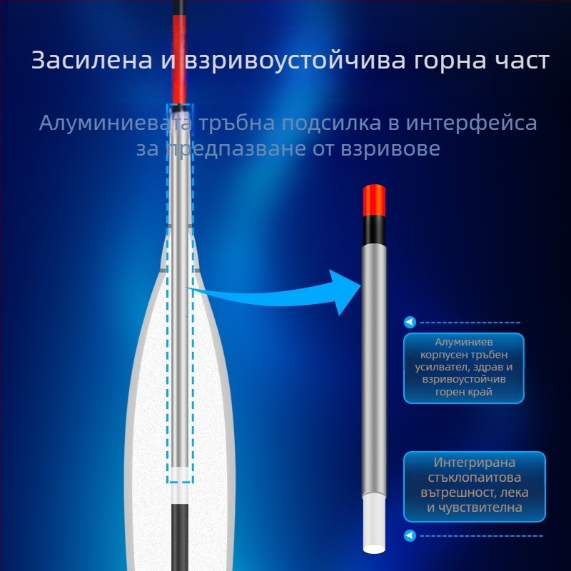 Вертикален дрейф поплавък, Craftsman, композитен материал, риболовни поплавъци и буйове