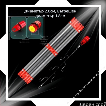 Сгъваема кутия за плаващи буйове за риболов – пластмасова; произход Китай; марка Huilin Sanjiang; категория: риболовни буйове