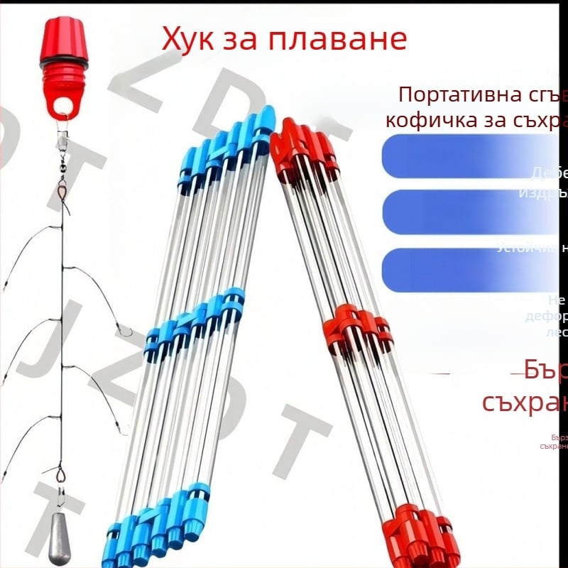 Сгъваема кутия за плаващи буйове за риболов – пластмасова; произход Китай; марка Huilin Sanjiang; категория: риболовни буйове