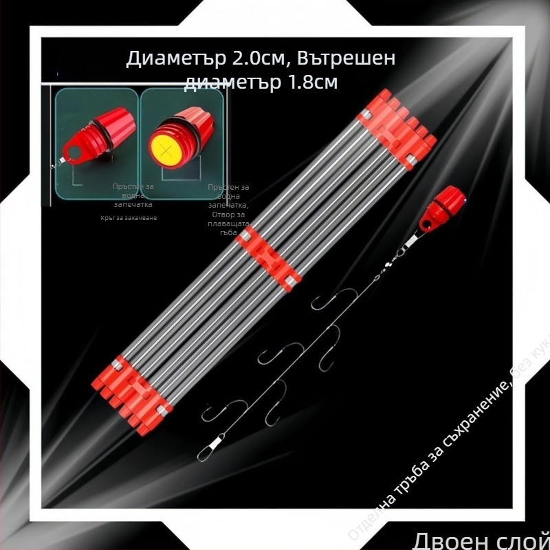Сгъваема кутия за плаващи буйове за риболов – пластмасова; произход Китай; марка Huilin Sanjiang; категория: риболовни буйове