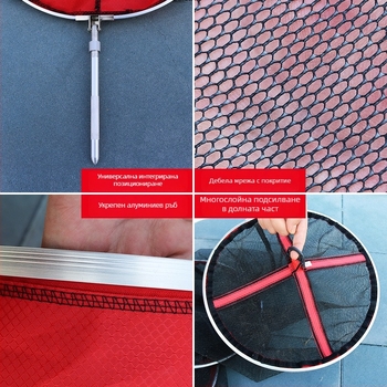 Kejie риболовна защита – гумирана материя; Категория: риболовна защита