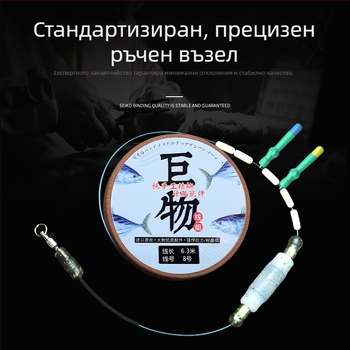 LINNHUE/Shin Lake Комплект главна линия за риболов - Нейлон, супер здрав, 200 броя