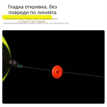 Комплект за компоненти на въдица за риболов с плосък стоп за линията и полукръгъл зъб, риболовни аксесоари (Компоненти: въдица за риболов; Категория: комплект риболовни принадлежности)