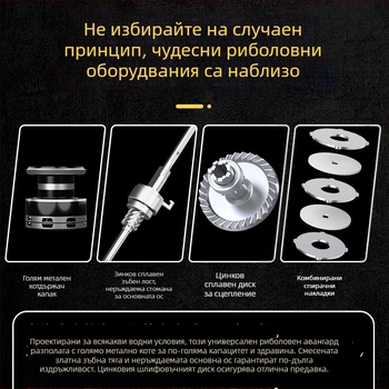 Billings спининг макара, 40 бр. в опаковка, лицензирана частна марка