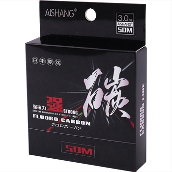 AISHANG карбонови влакна главна риболовна линия, здравина 100, опаковка 100 бр.