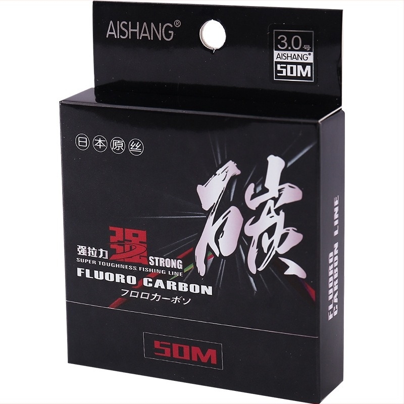 AISHANG карбонови влакна главна риболовна линия, здравина 100, опаковка 100 бр.