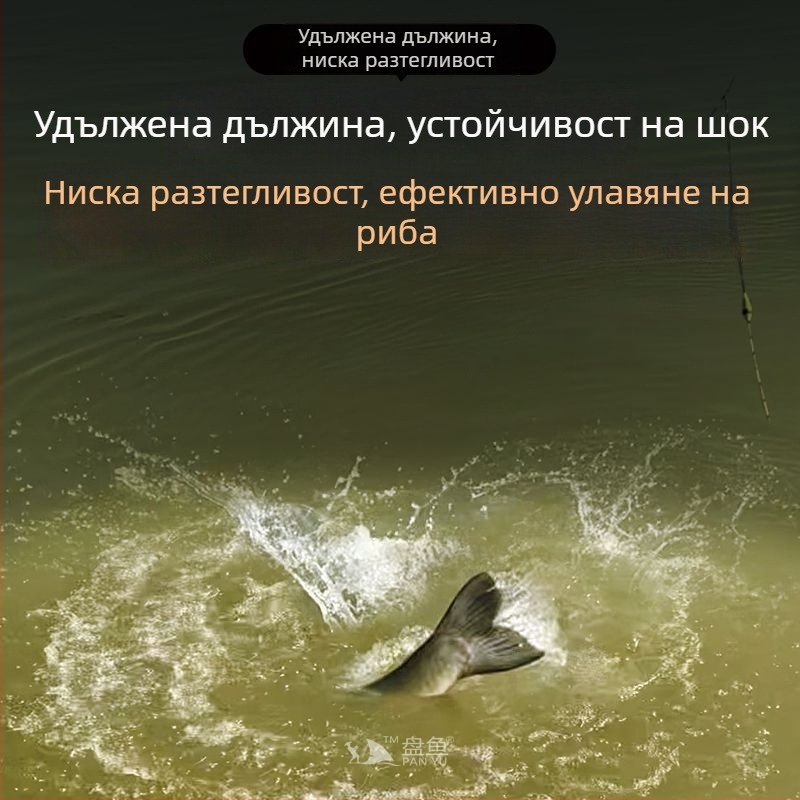 Комплект безоловна главна линия и тролинг линия за големи риби — найлонова нишка, дължина по избор, произход Баодин, Хебей, риболовно място Черната яма