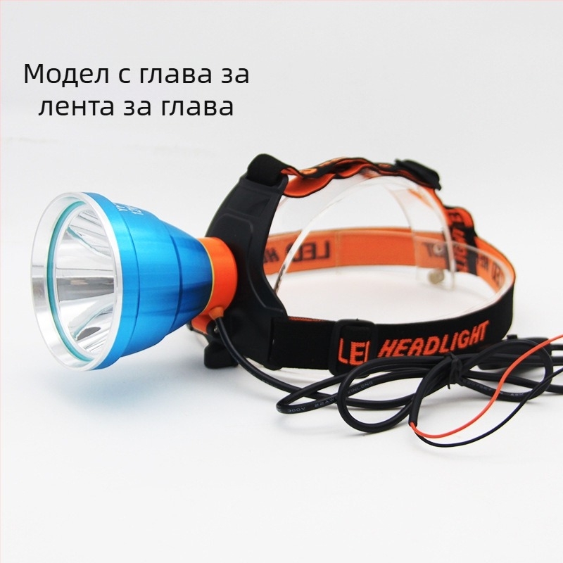 Риболов LED нощна светлина - алуминиева сплав, външно захранване е необходимо, LED източник, обсег 100-200 м, Fisherman's Treasure