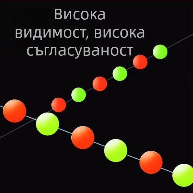 Комплект за риболовна линия: силиконови зърна, мъниета с висока видимост, аксесоари за риболов в поток, сферично светещи елементи