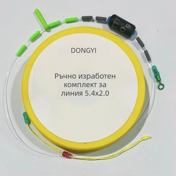 Ръчно изработен комплект главна линия за състезателен Тай-дио риболов с високо напрежение нейлонова нишка