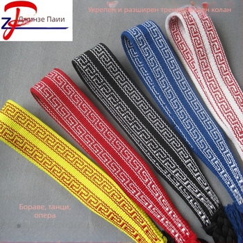 Колан за кръста за тренировки и бойни изкуства, памучен материал; подходящ за йога, бойни изкуства и танцови упражнения; защита на кръста; марка Jinze Pai ZP.