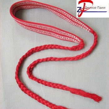 Колан за кръста за тренировки и бойни изкуства, памучен материал; подходящ за йога, бойни изкуства и танцови упражнения; защита на кръста; марка Jinze Pai ZP.