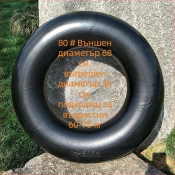 Възрастен кръгъл PVC плувен ринг, удебелен, устойчив на износване, безшевен, екологично чист PVC