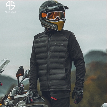 Alien Snail Интелигентно отопляема зимна мотоциклетна екипировка, унисекс, полиестер, еднотонна