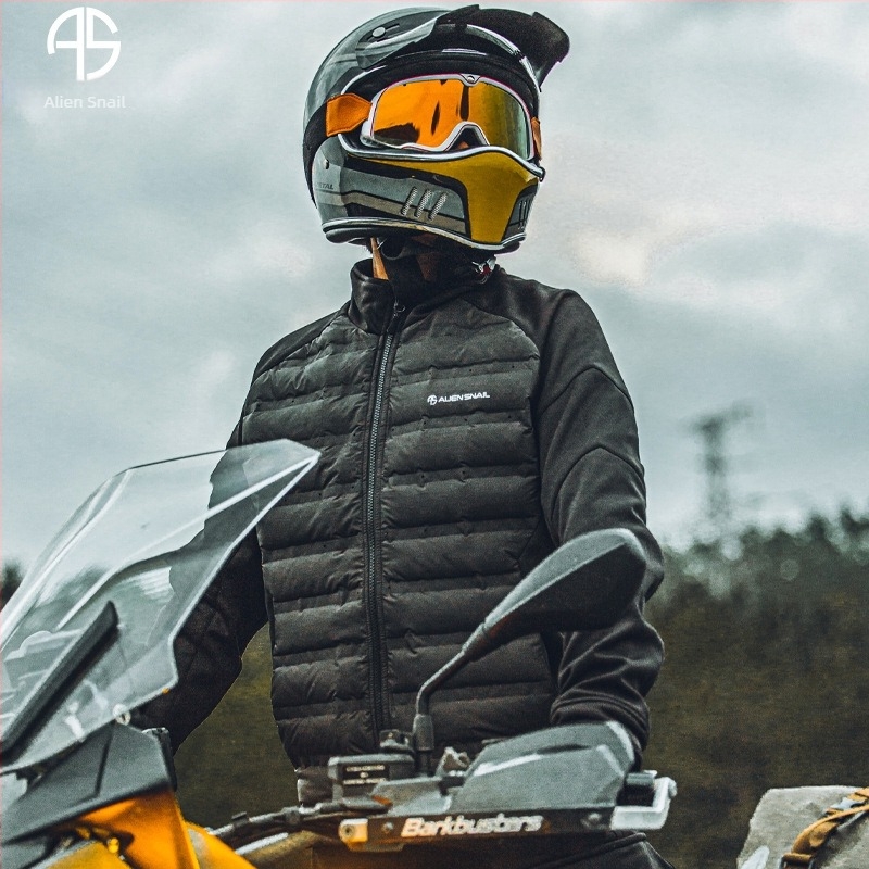 Alien Snail Интелигентно отопляема зимна мотоциклетна екипировка, унисекс, полиестер, еднотонна