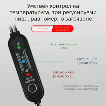 Xinpuda Подгряващи ръкохватки за електрически превозни средства, USB захранване, нейлон, унисекс, за възрастни