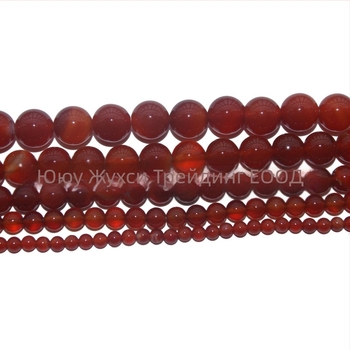 Ахатовите мъниста за нанизване, кръгли, полирани, готови за частна марка