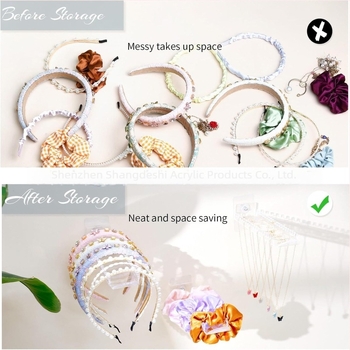 Акрилен държач за бижута, квадратен модел, един слой, изработка сплайсинг