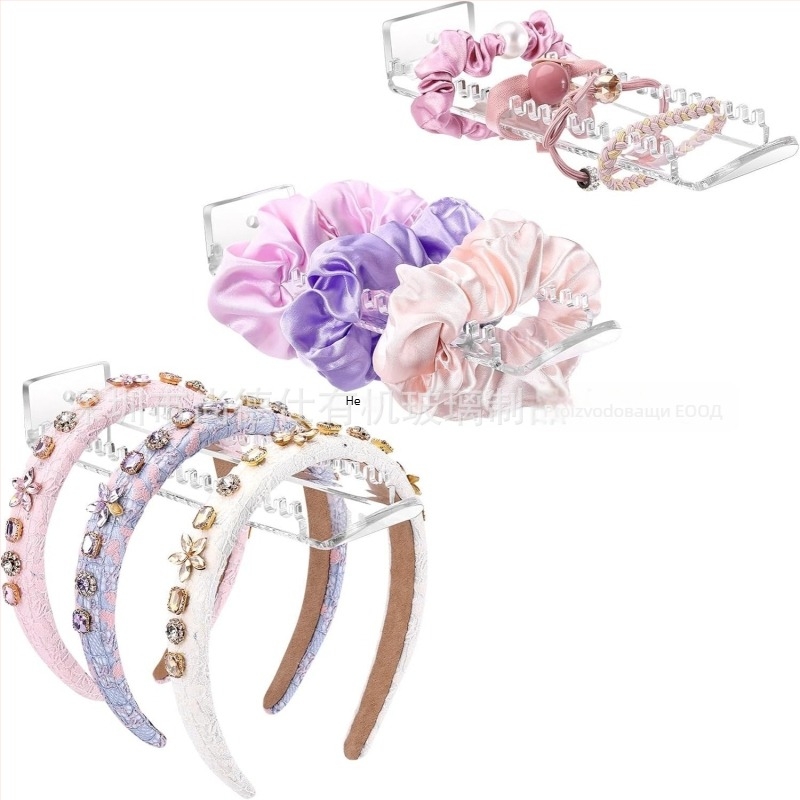 Акрилен държач за бижута, квадратен модел, един слой, изработка сплайсинг