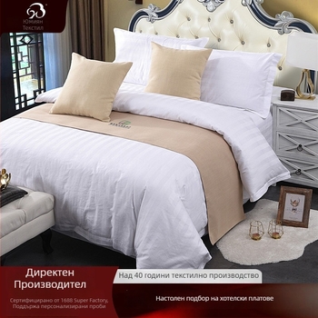 Хотелски спален комплект от полиестер-памук, флорален принт, модерен и опростен стил, марка Excellent Cotton, качество: квалифициран продукт