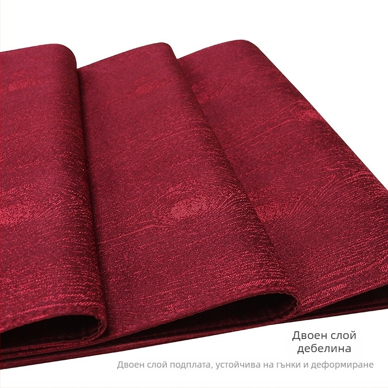 Флаг за маса, серия Китайски вятър, тъкана смес 36% памук, 64% полиестер, персонализируем, подходящ за дневна или търговски помещения