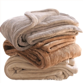 Фланелено одеяло с рисунка на растения и цветя; 180–190 g/m²; пролет и есен; прост и модерен стил