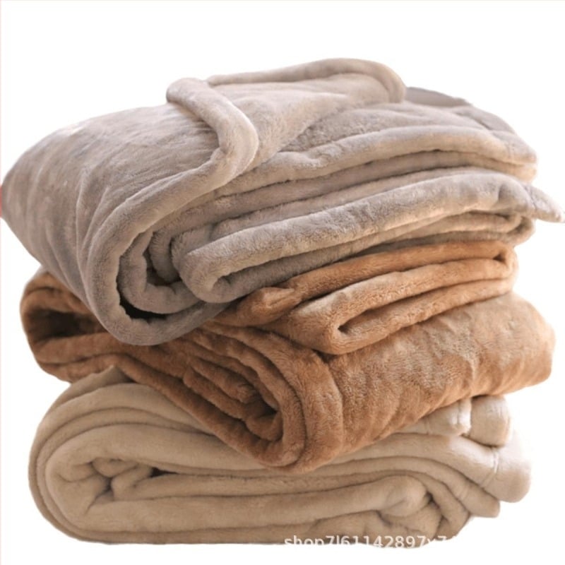 Фланелено одеяло с рисунка на растения и цветя; 180–190 g/m²; пролет и есен; прост и модерен стил