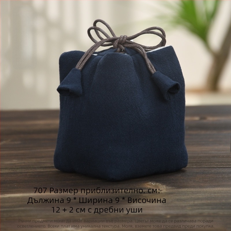 Комплект за чайна церемония с платнена торбичка за съхранение, печат на лого, Ten brocade, 30–70 г, опаковка OPP