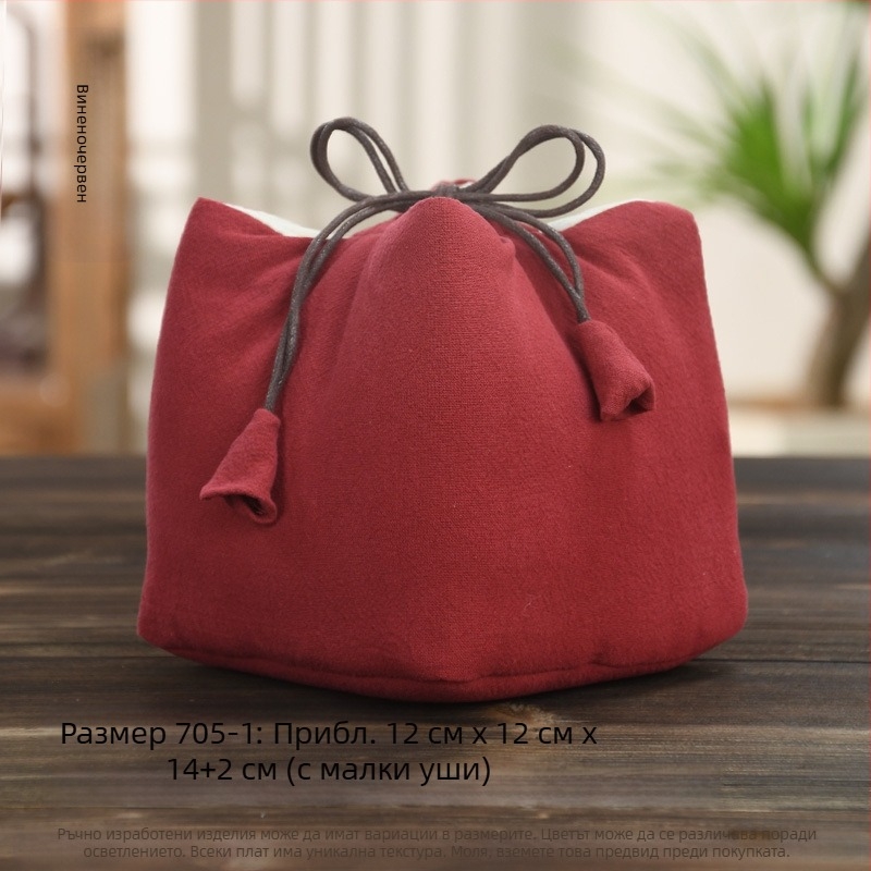 Комплект за чайна церемония с платнена торбичка за съхранение, печат на лого, Ten brocade, 30–70 г, опаковка OPP