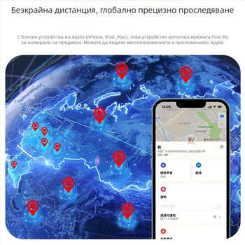 Tx-itag Локатор: Bluetooth антиизчезване за домашни любимци, възрастни и деца, търсач на портфейл и ключове, iOS съвместим, ABS пластмаса